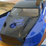 <strong class='magnific-title'>Traxxas Slash</strong> Traxxas Slash with Pro-Line Desert Rat body custom painted.
